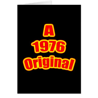 Cartão Preto original do vermelho 1976