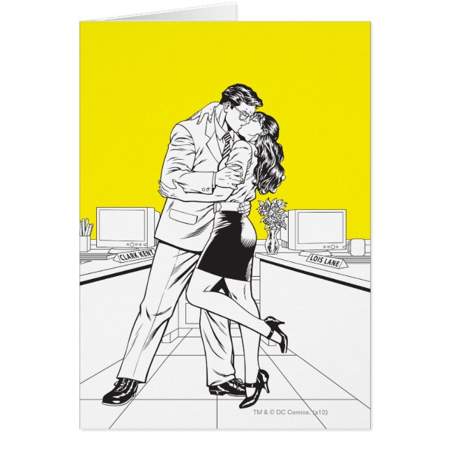 Cartão Preto-Super-Homem e Branco 5 (Frente)