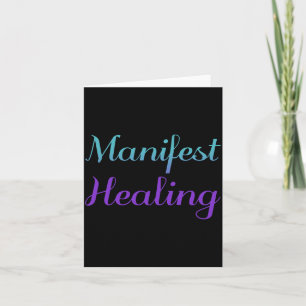 Cartão Prevenção ao Suicídio Manifest Healing Premium