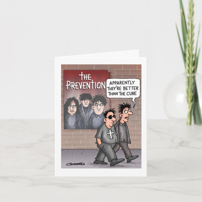 Cartão Prevention is better than cure (Frente)