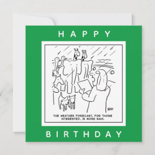 Cartão Previsão do Tempo de Arca de Noah. Teologia