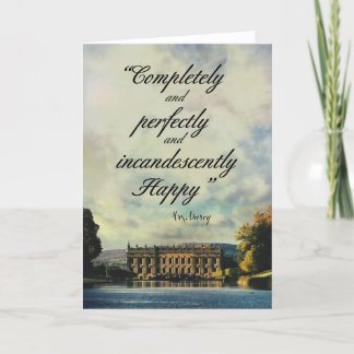 Cartão Pride and Prejudice Greeting Card