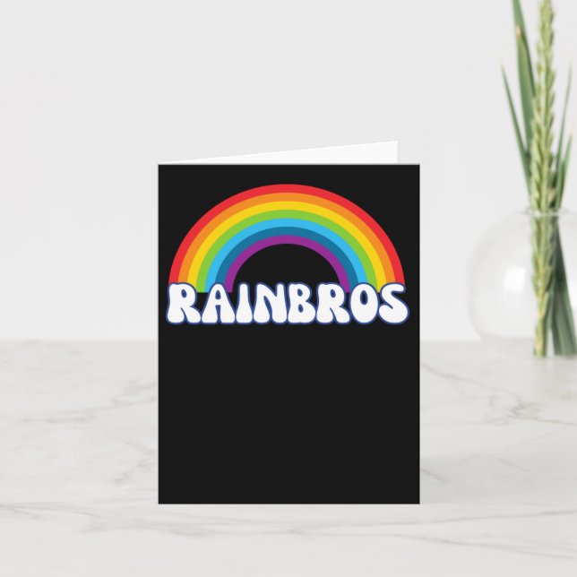 Cartão Pride Rainbros Sticker (Frente)