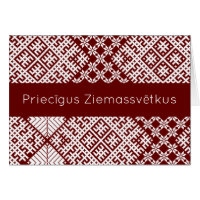 Priecigus Ziemassvetkus Design Tradicional Letão