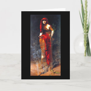 Cartão Priestess of Delphi ~ Collier Fine Art Painting