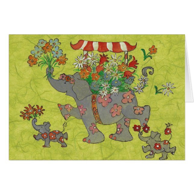 Cartão Primavera (Frente Horizontal)