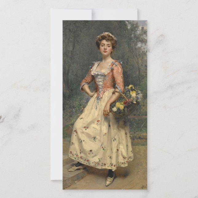 Cartão Primavera Beauty (por Raimundo de Madrazo y Garret (Frente)