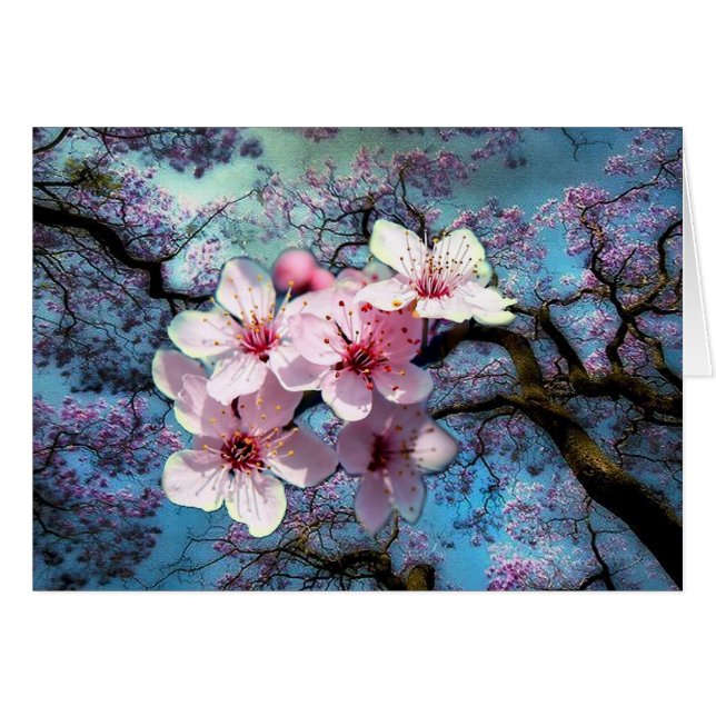 Cartão Primavera chegou (Frente Horizontal)