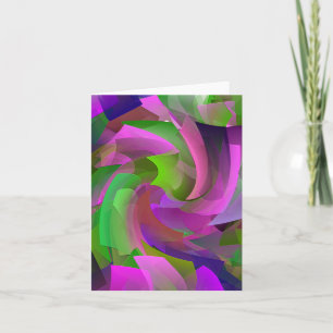 Cartão Primavera com vento....