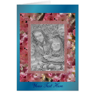 Cartão Primavera cor-de-rosa Flower Design