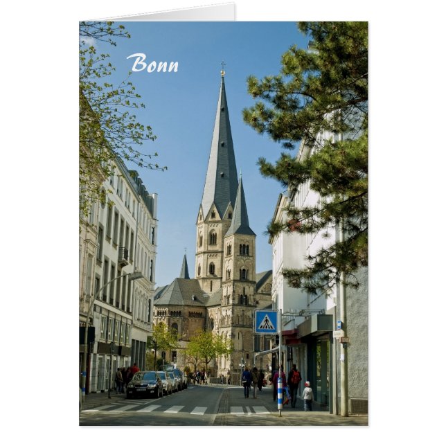 Cartão Primavera em Bona (Frente)