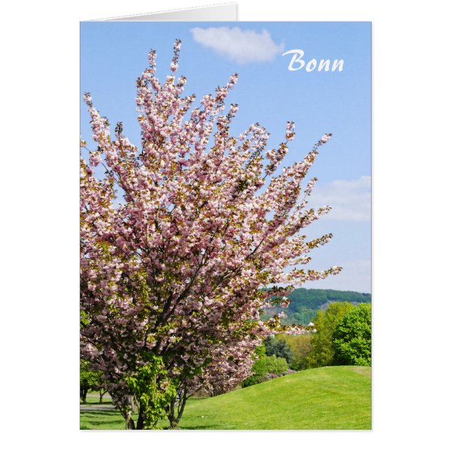 Cartão Primavera em Bona (Frente)