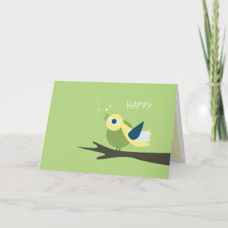Cartão Primavera feliz