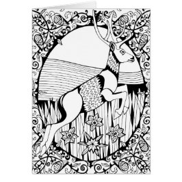 Cartão Primavera para a frente