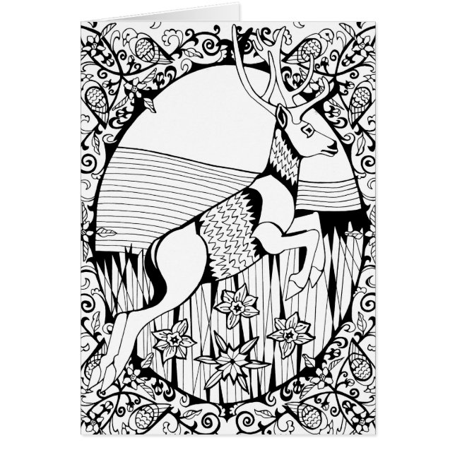 Cartão Primavera para a frente (Frente)