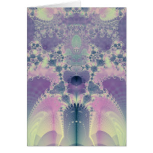 Cartão Primavera roxo