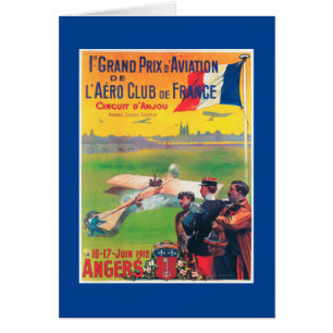 Cartão Primeira aviação Prix grande