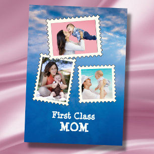 Cartão Primeira Classe MÃE Melhor Mãe de Todos os Tempos