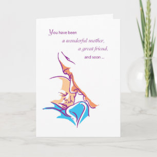 Cartão Primeira Dia de as mães para a avó ser