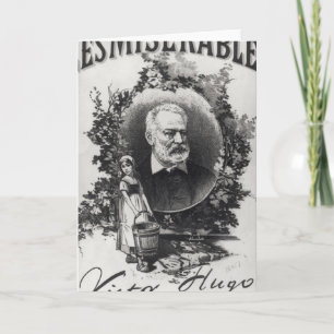 Cartão Primeira edição do título "Os Miseráveis"