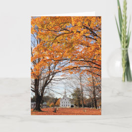 Cartão Primeira Hanover de Igreja Congregacional