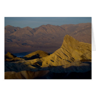 Cartão Primeira luz da manhã no Zabriskie Point e 3