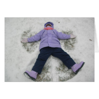 Cartão Primeira neve