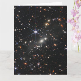 Cartão Primeira Vista de Campo Profundo do Universo do We