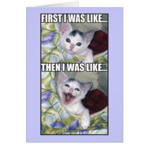 Cartão Primeiramente eu era como…