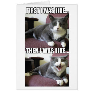 Cartão Primeiramente eu era como…