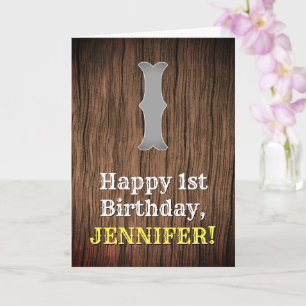 Cartão primeiro aniversario: Country Western Inspirou Loo