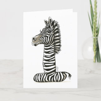 Cartão primeiro aniversario Zebra!
