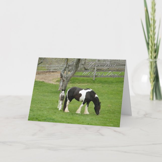 Cartão Primeiro Dia de as mães (Frente)