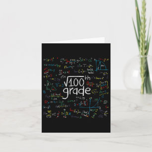 Cartão Primeiro Dia De Aula 10ª Série Raiz Quadrada De 10