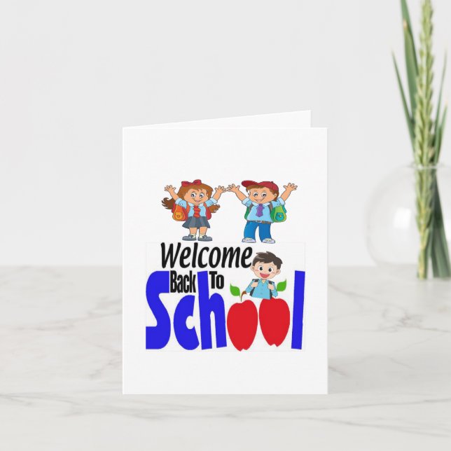 Cartão Primeiro Dia do Ensino Grau Um (Frente)