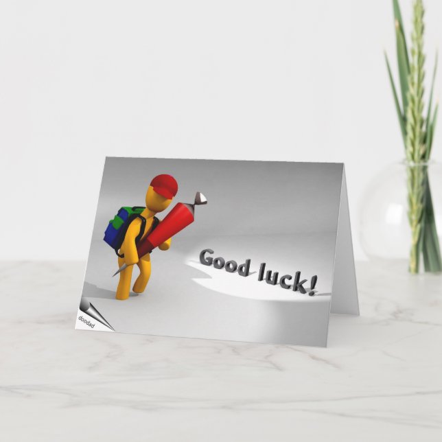 Cartão Primeiro dia na escola (Frente)