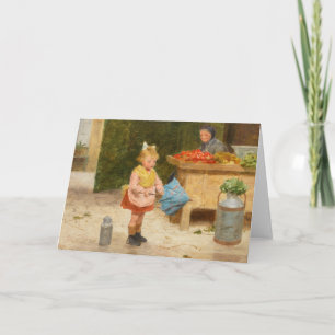 Cartão Primeiro guarda-chuva   Victor Gabriel Gilbert