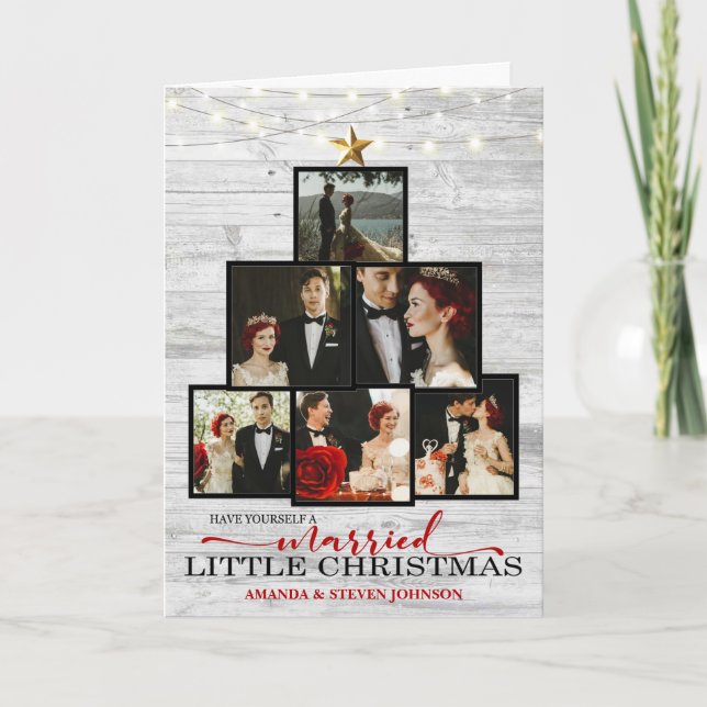 Cartão Primeiro Natal Casado (Frente)