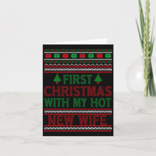 Cartão Primeiro Natal Com Minha Nova Esposa Sensual Funny