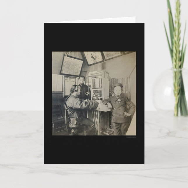 Cartão Primeiro operador de telefone chinês, Chinatown 19 (Frente)