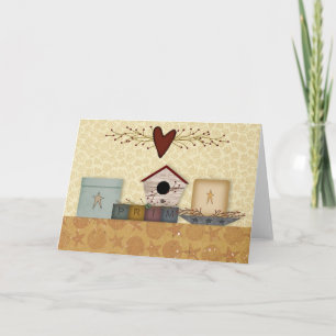 Cartão Primitive Collection Note Card