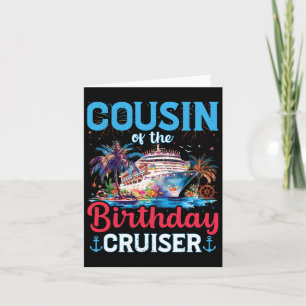 Cartão Primo Do Birthday Cruiser Funny Cruise Birthd