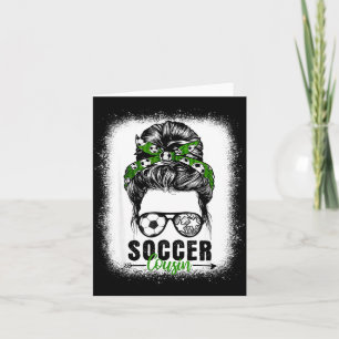 Cartão Primo do futebol coque sujo fã engraçado de futebo