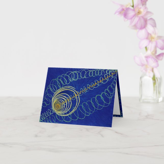 Cartão Primordial Chaos por Hilma af Klint (Orquídea)