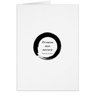 Cartão Primum Non Nocere