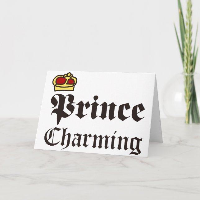 Cartão Prince Charming (Frente)