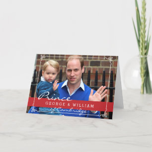 Cartão Prince George and Prince William