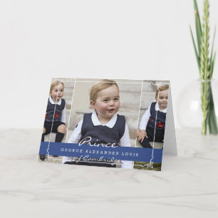 Cartão Prince George - William & Kate