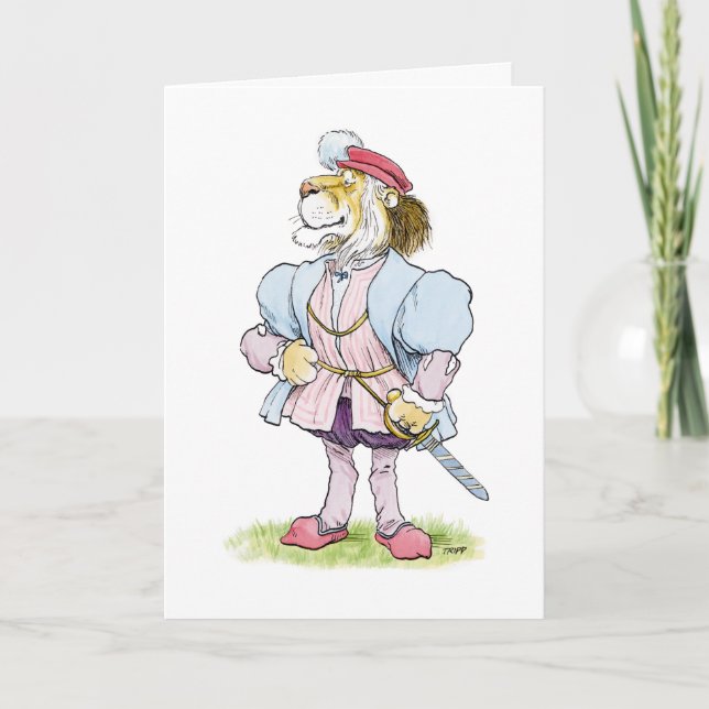 Cartão Prince Lion Father's Day Card (Frente)