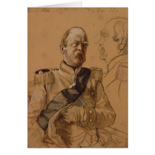 Cartão Prince Otto Von Bismarck (Frente)